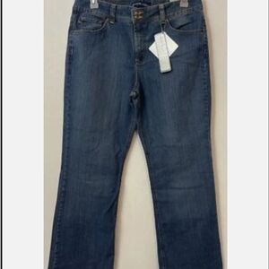 NWT Sylish Blue Boot Cut Women's Jeans w/stretch Size 8